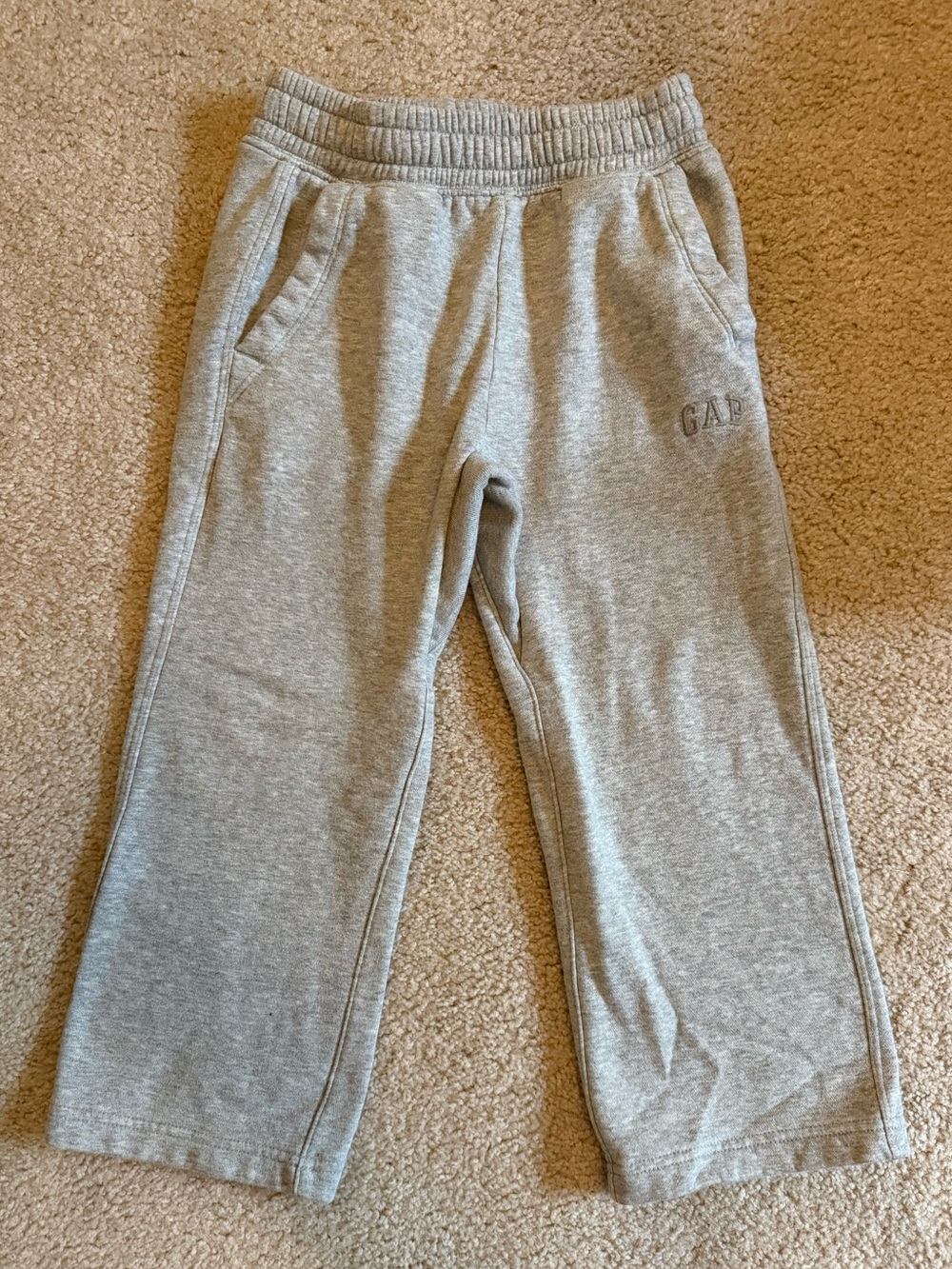 GAP Kids Light Gray Pull-On Joggers